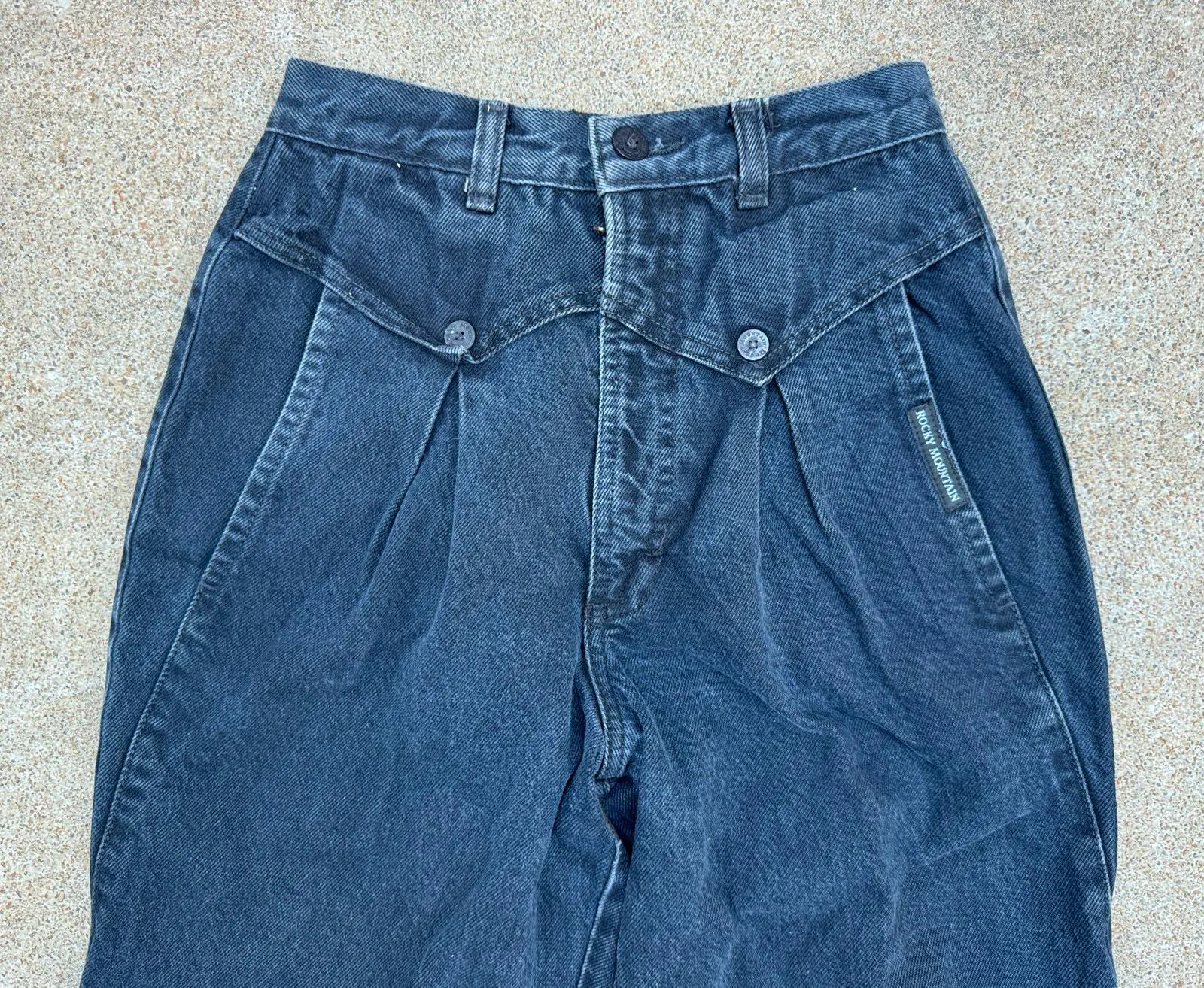 Vintage Rocky Mountain Jeans archive collection from the 1990s era